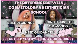 COSMETOLOGY VS ESTHETICIAN  CAREER CENTER VS AFTER HIGH SCHOOL OPTIONS  Ft StarrBarr😍😍 [upl. by Aninad]