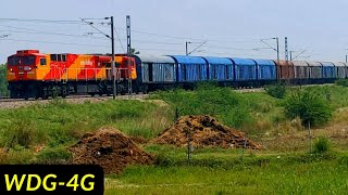 Stylish WDG4G Locomotive Accelerating Hard  IRFCA 2023 [upl. by Nospmoht]