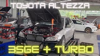 ALTEZZA TURBO 3SGE  DYNO TUNE  DRIFT RACING PROJECT  4K [upl. by Ran]