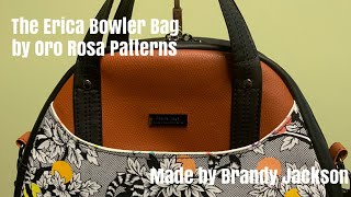 The Erica Bowler Bag  Full TutorialOro Rosa Patterns [upl. by Eisseb]