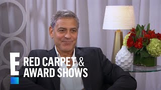 George Clooney Talks Casamigos 70sThemed Halloween Party  E Red Carpet amp Award Shows [upl. by Llednik]