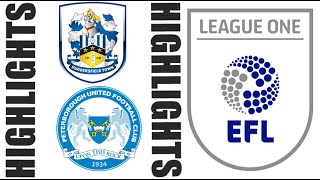 Peterborough United 02 Huddersfield Town Highlights amp Goals  EFL League One 20242025 [upl. by Henigman]