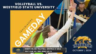 Womens College Volleyball Westfield State at MCLA 10124 [upl. by Anirtep]