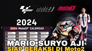 Jadwal Lengkap MotoGP Moto2 Moto3 Musim 2024  Mario Aji Tampil di Moto2 2024 [upl. by Ahearn886]