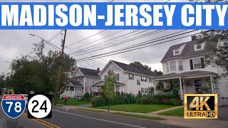 Driving Madison to Jersey City via NJ24 amp I78 4K [upl. by Yeh]