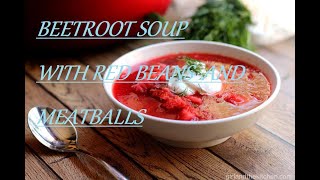 Borscht soup with dumplings IS 👉👉👉 how to make borscht 👈👈⏪ [upl. by Giffie298]