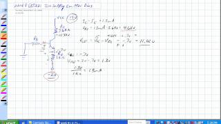 2 Supply Emitter Bias w Sound [upl. by Kyd]