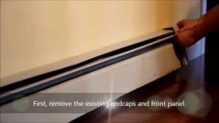 Baseboarders®  The Easy Slipon Baseboard Heater Cover [upl. by Dunham]