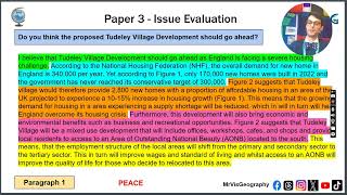 AQA Geography GCSE Paper 3  Prerelease 2024 9 Marker  Level 2 Model Answer [upl. by Dorrie]