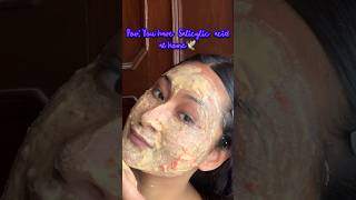 Homemade salicylic acid🧴♥️ ytshorts facemask salicylicacidmask skincare viral diy diymasks [upl. by Dnumde]