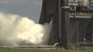 RS25 Engine Test at Stennis Space Center [upl. by Nolubez]