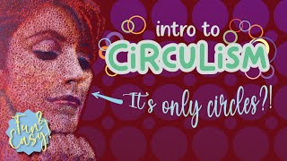 Circulism Art Intro  Shading and color mixing demo  Draw with me [upl. by Kcirdle749]