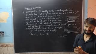 2 Diamagnetic paramagnetic and ferromagnetic materials  magnetism amp matterCBSE2025 [upl. by Wilterdink]