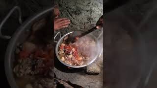 Night cooking cooking hunza mountains villagelife [upl. by Rapp]