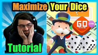 How to Maximize Your Dice in Monopoly Go Tips and Tricks  Tutorial [upl. by Ponzo177]