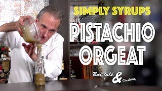 How to make Pistachio Orgeat Syrup [upl. by Ecahc]