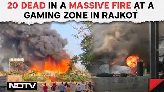 Rajkot TRP Game Zone Fire  20 Dead In Massive Fire At Gaming Zone In Rajkot Rescue Ops On [upl. by Bellis]