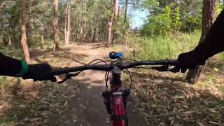 MTB bike Hinze Dam short loop trail safe ride to all🚴‍♂️🚴‍♂️ [upl. by Cotterell]