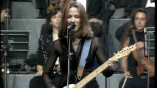 Sheryl Crow and Eric Clapton  quotRun Baby Runquot  Pavarotti and Friends  1996  live [upl. by Olenka645]