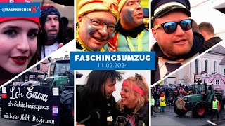 Faschingsumzug Taufkirchen Vils 11022024  wir waren dabei [upl. by Handy273]