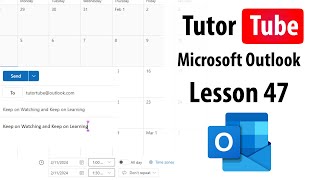 Microsoft Outlook  Lesson 47  Add Image in Emails [upl. by Ryter]