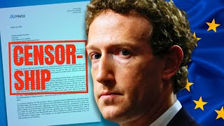 Zuckerberg admission shows Europe how NOT to regulate SPEECH [upl. by Damon]