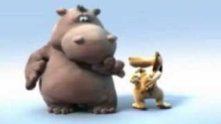 animaciones pixar funny hippo sings in the jungle [upl. by Fusco]