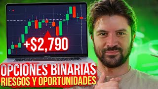 📊 OPERAR CON OPCIONES BINARIAS RIESGOS Y OPORTUNIDADES  Estrategia de Trading y Ejemplos [upl. by Ninerb]