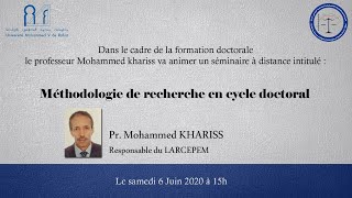 Méthodologie de recherche en cycle doctoral [upl. by Adabel584]