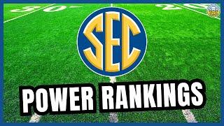 SEC Football Power Rankings Week 2 Edition [upl. by Ainorev]