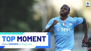 Victor Osimhen restarts with a brace  Top Moment  FrosinoneNapoli  Serie A 202324 [upl. by Rawdan]