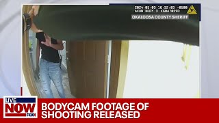 WATCH Bodycam footage released in shooting of US Airman  LiveNOW from FOX [upl. by Adnarym]