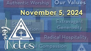 Love Notes Daily Devotions  Holy Trinity Values amp Beliefs Nov 5 [upl. by Isdnyl]