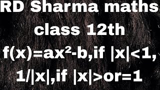 Ex 101 RD sharma continuity and differentiability class 12th maths question 10 level 2 [upl. by Corin]