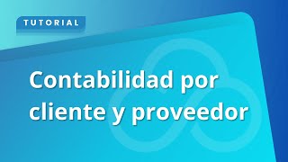 Contabilidad por cliente y proveedor [upl. by Sualohcin]