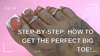 POLYGEL TOE NAILS TUTORIAL WITH TIPS  HOW TO SHAPE POLYGEL TOES  STEPBYSTEP POLYGEL TOE NAILS [upl. by Lliw]