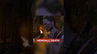 HEIMDALL DEATH godofwarragnarok shorts [upl. by Areehs432]