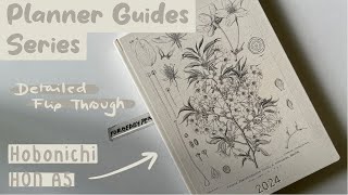 Hobonichi Techo Hon A5 2024  Detailed Planner Flip Through  Planner Guides Series [upl. by Ardnoik227]