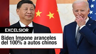 Análisis de las Nuevas Políticas Arancelarias de Biden hacia China [upl. by Anileve]