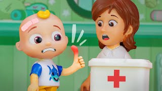 Ouchie Ouch Boo Boo Song  CoComelon Toys Nursery Rhymes amp Kids Songs [upl. by Robyn]