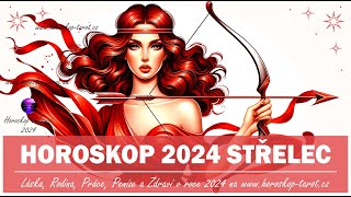 Horoskop Střelec 2024  Roční Horoskopy pro znamení Střelec od věštkyně  HoroskopTarotcz 2024 [upl. by Shelba]