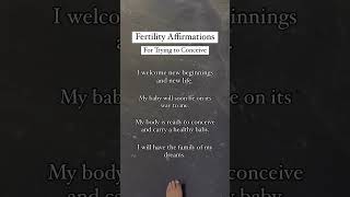 Fertility affirmations [upl. by Aire]