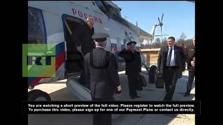 Russia Putin inspects Russias innovative Cosmodrome [upl. by Audrie587]