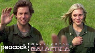 Battlestar Galactica  Starbuck and Lees Last Goodbye [upl. by Irrabaj]