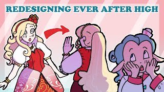 Redesigning Ever After High Characters GONE WRONG [upl. by Beutner]