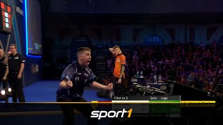 9Darter im Decider WMDebütant Borland lässt Ally Pally explodieren  SPORT1  DARTS WM 2022 [upl. by Aket364]