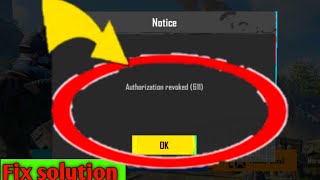 Authorization revoked 611 l How to fix Authorization revoked pubg mobile [upl. by Louisa533]