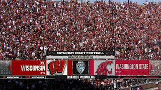 WSU Football Highlights vs 19 Wisconsin 9923 [upl. by Dupuy]