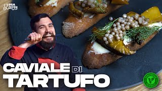 Come fare il CAVIALE DI TARTUFO 🔥 🔪 Chef Luca Scarpini [upl. by Auohp]