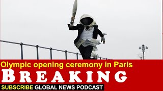 Olympic opening ceremony in Paris [upl. by Adirf]